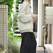 weatherproof smooth blouson ivory
