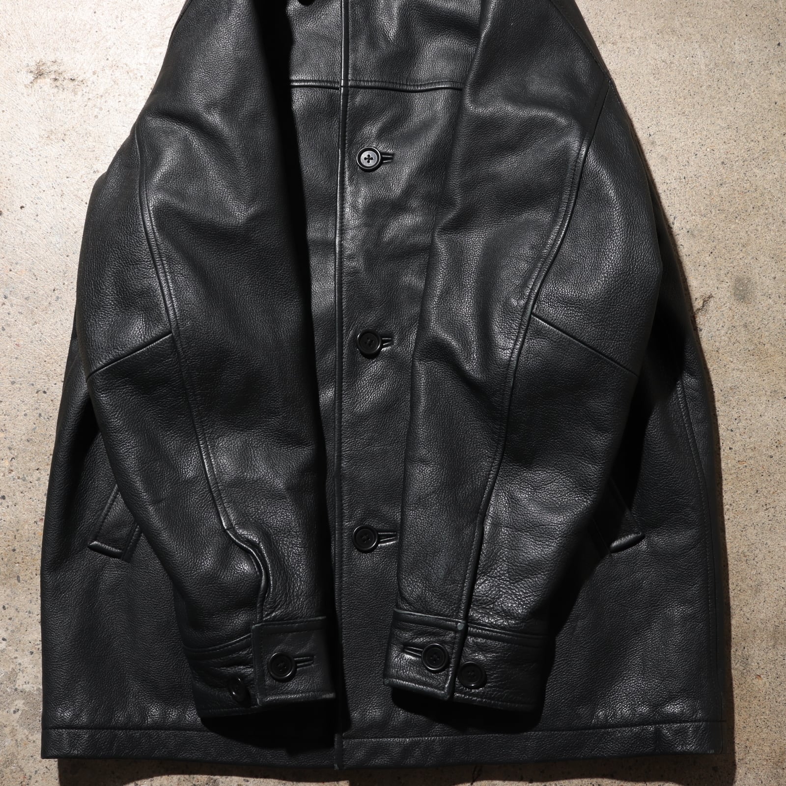 極美品 S OLD GAP 90s レザー カーコート オールドギャップ 黒 | ENCOUNT