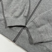 Marmot マーモット ロゴ刺繍 ジップアップ スウェット ジャケット トレーナー サイズ L /グレー×レッド/メンズ/デサント