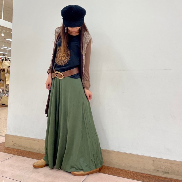 美シルエットシンプルスカート