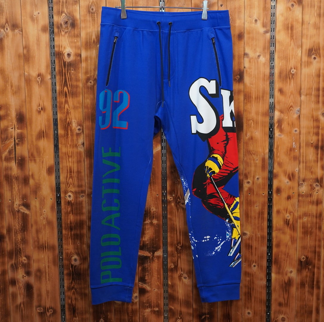 未使用タグ付き ralphlauren suicide ski スウェットパンツ M/ラルフローレン スキー 92
