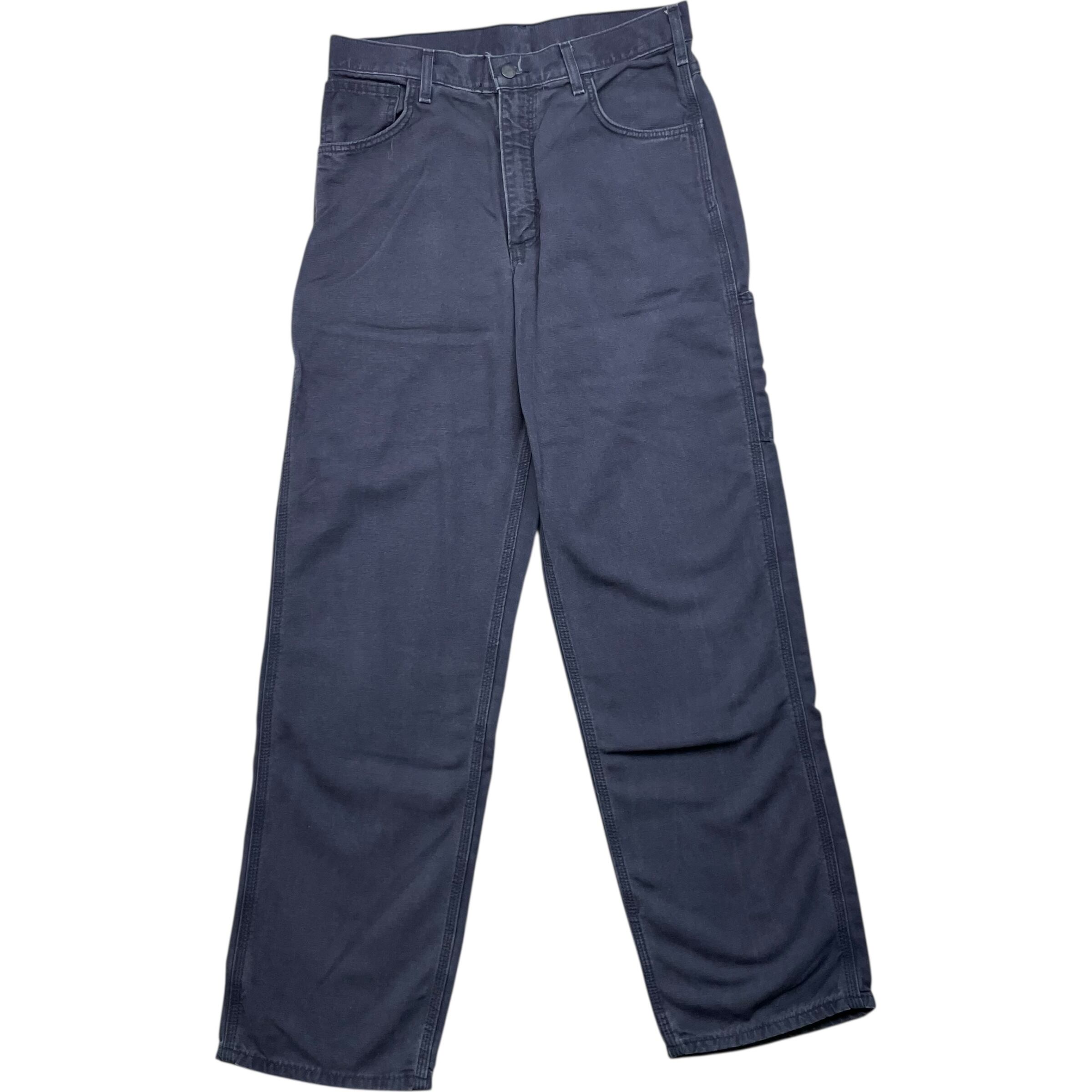 《実寸W33 L32》Carhartt カーハート FR ワークパンツ ペインターパンツ ネイビー no.8134