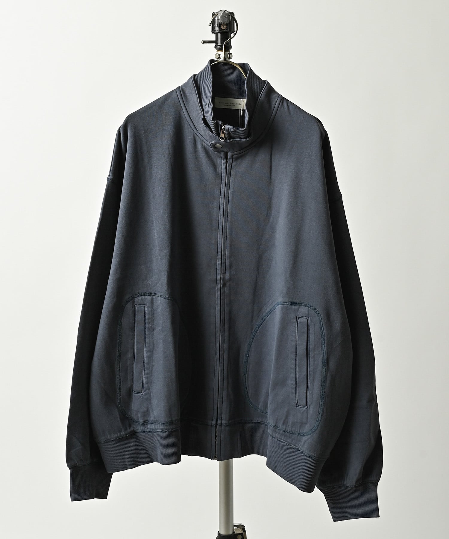 many men many mind Pigment punch full-zip blouson (NAV) M2524000