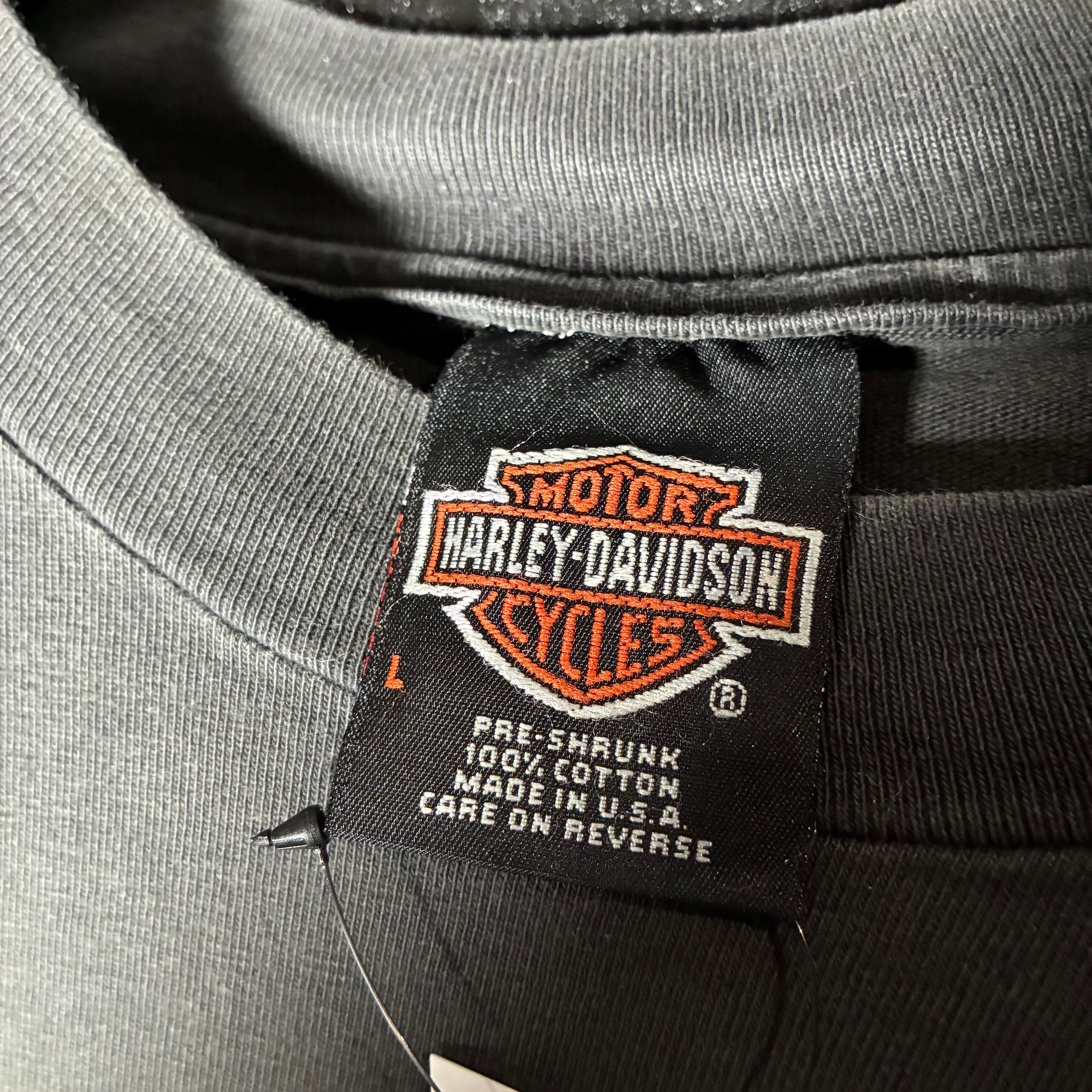 90s USA】Harley-Davidson Vintage Pocket Tee ハーレーダビッドソン