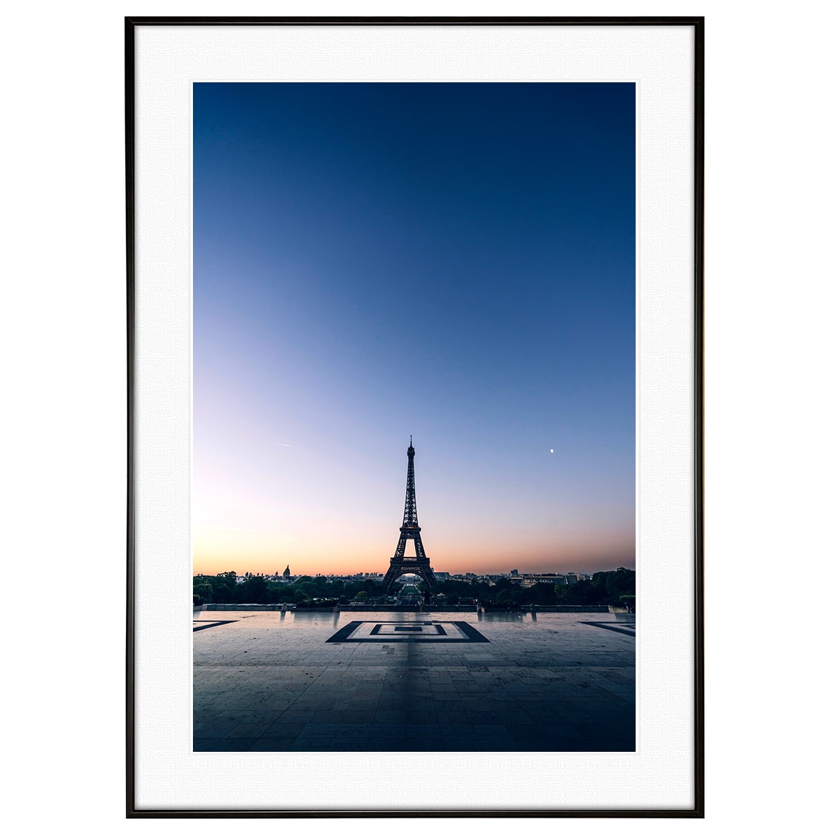 フランス写真 パリ エッフェル塔 インテリア モノクロアートポスター額装 S〜Lサイズ AS1469