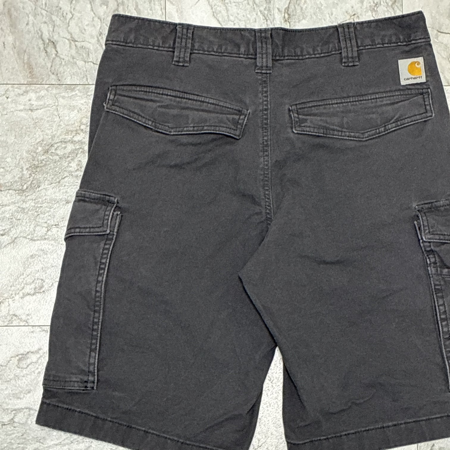 90s KARL KANI USAバギーデニムショーツワイドハーフパンツショート