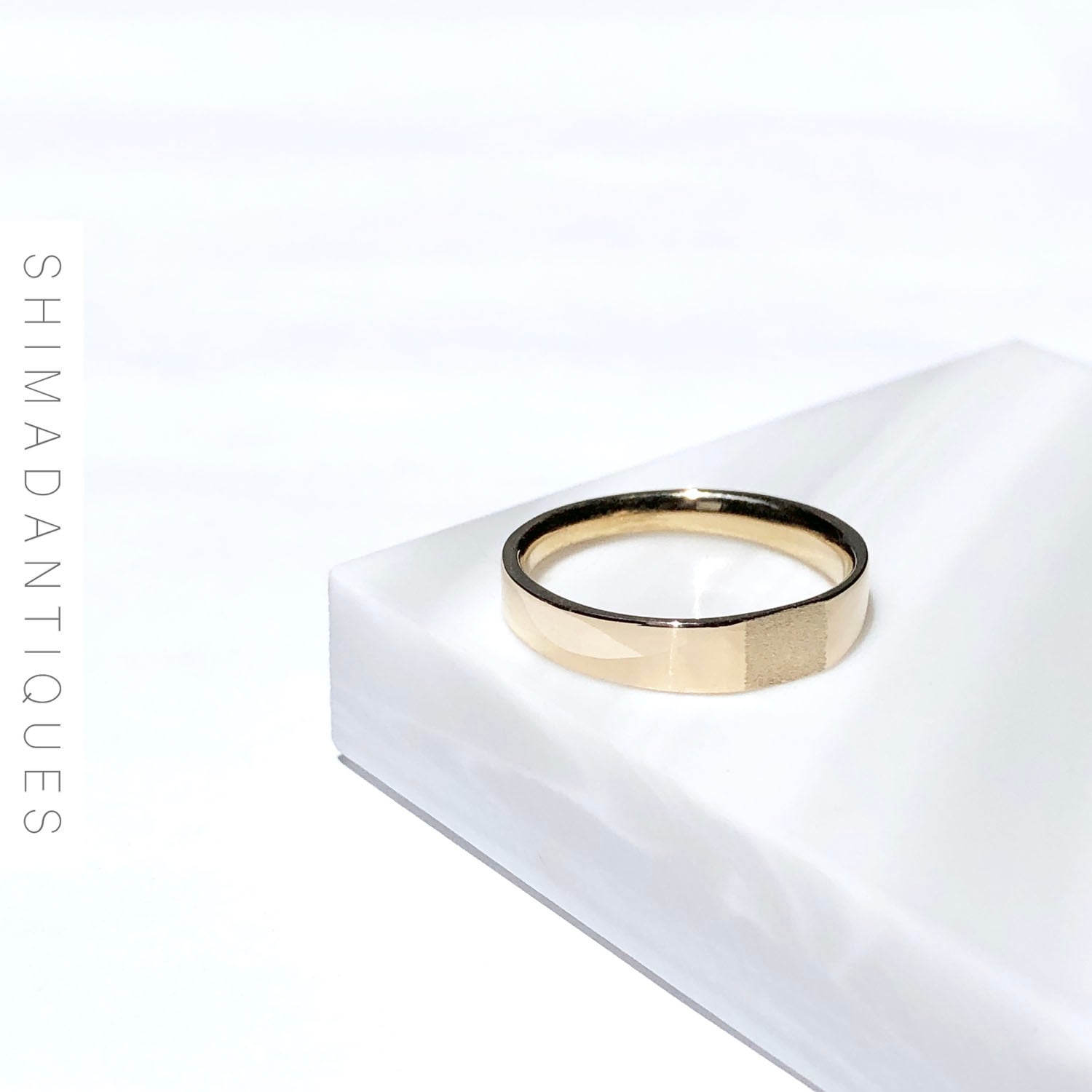 Signet Ring Ⅱ・Light／K18 | SHIMADANTIQUES