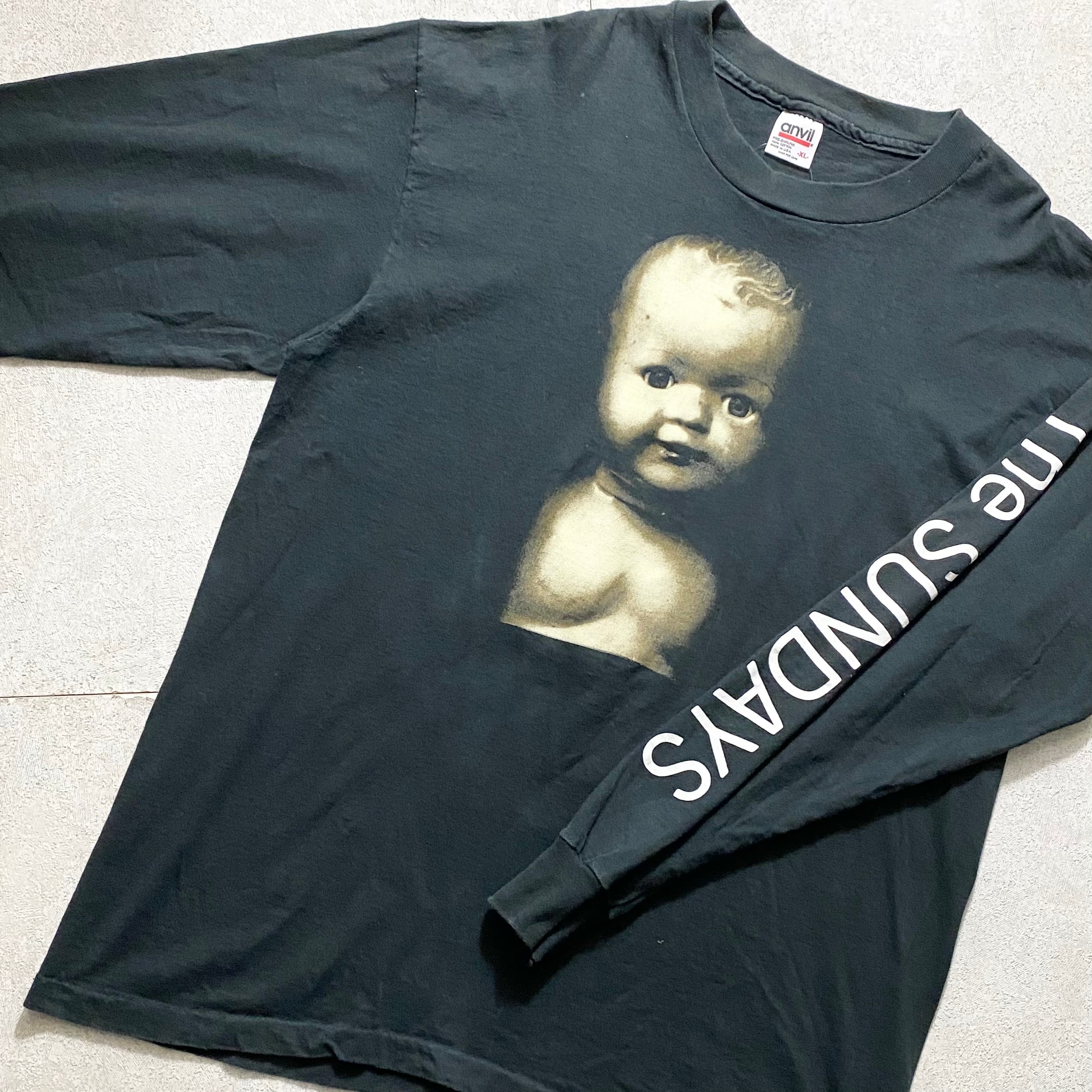 vintage 1990's THE SUNDAYS long sleeves music tee “blind” | NOIR