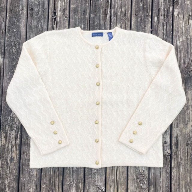 made in AUSTRALIA gold button knit cardigan