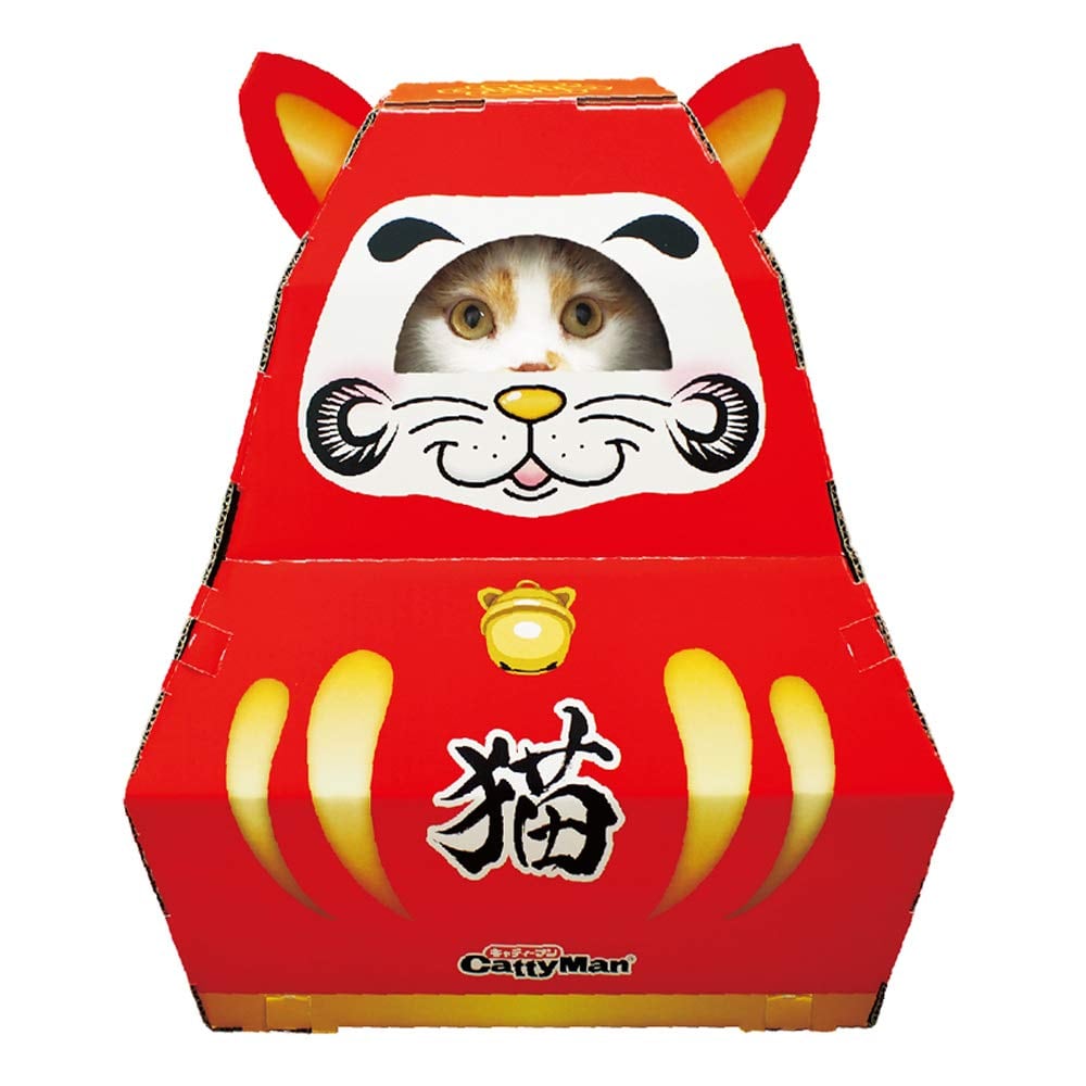 キャティーマン なりきりにゃんボックス だるま 1個 (x 1) | geisha Cat*