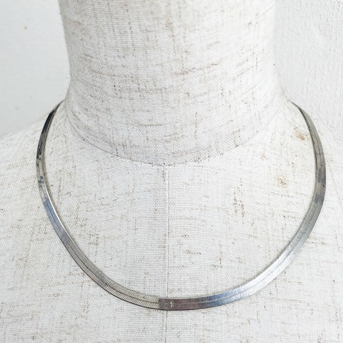 Vntage 925 Silver Snake Chain Necklace