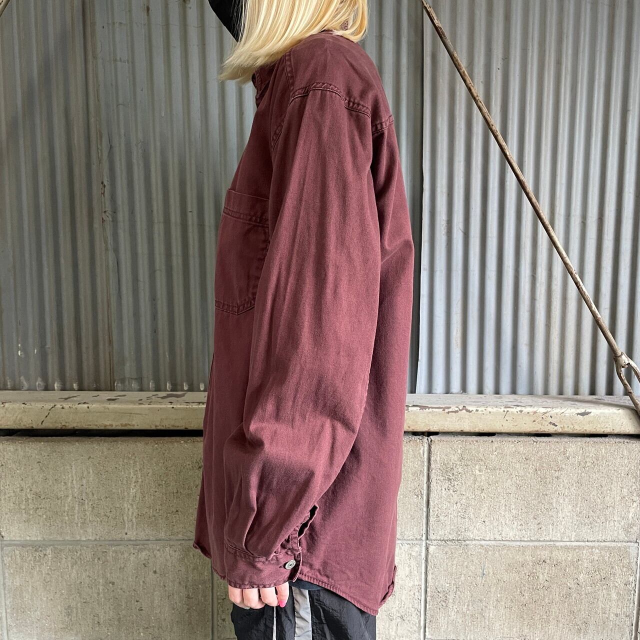 90年代 Levi's リーバイス 長袖 カラーデニムシャツ メンズM 古着 90s