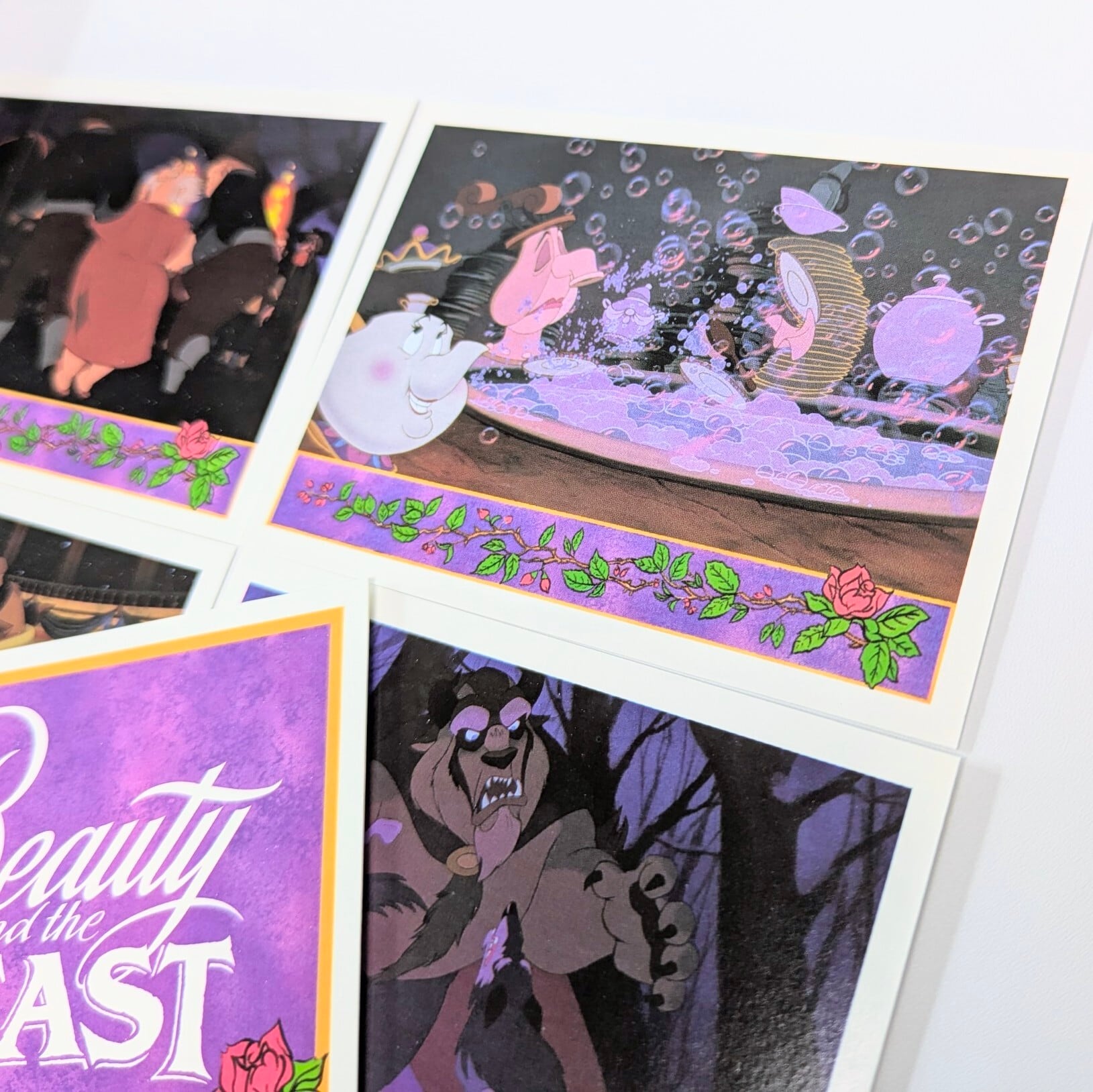 ☆送料無料！☆1992年製 Upper Deck【 DISNEY / ディズニー Beauty and The Beast （美女と野獣） 】VINTAGE トレーディングカード単品 （1パック=9CARDS+1レアカード※入ってない場合もあり）〚アメリカン雑貨 アメトイ〛