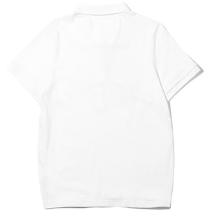 送料無料【HIPANDA ハイパンダ】メンズ ポロシャツ MEN'S ONE-POINT PRINTED SHORT SLEEVED POLO SHIRT / WHITE・BLACK