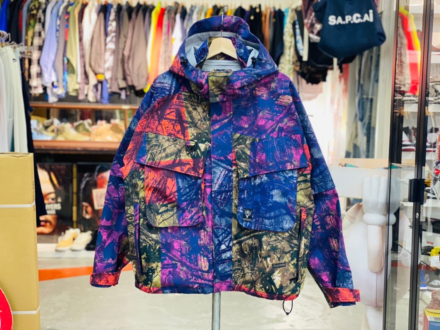 Supreme 21SS × SOUTH2 WEST8 RIVER TREK JACKET CAMO LARGE 230KH8441 ...