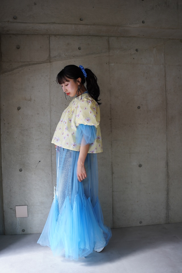 LAKE BREEZE FLORAL TOP