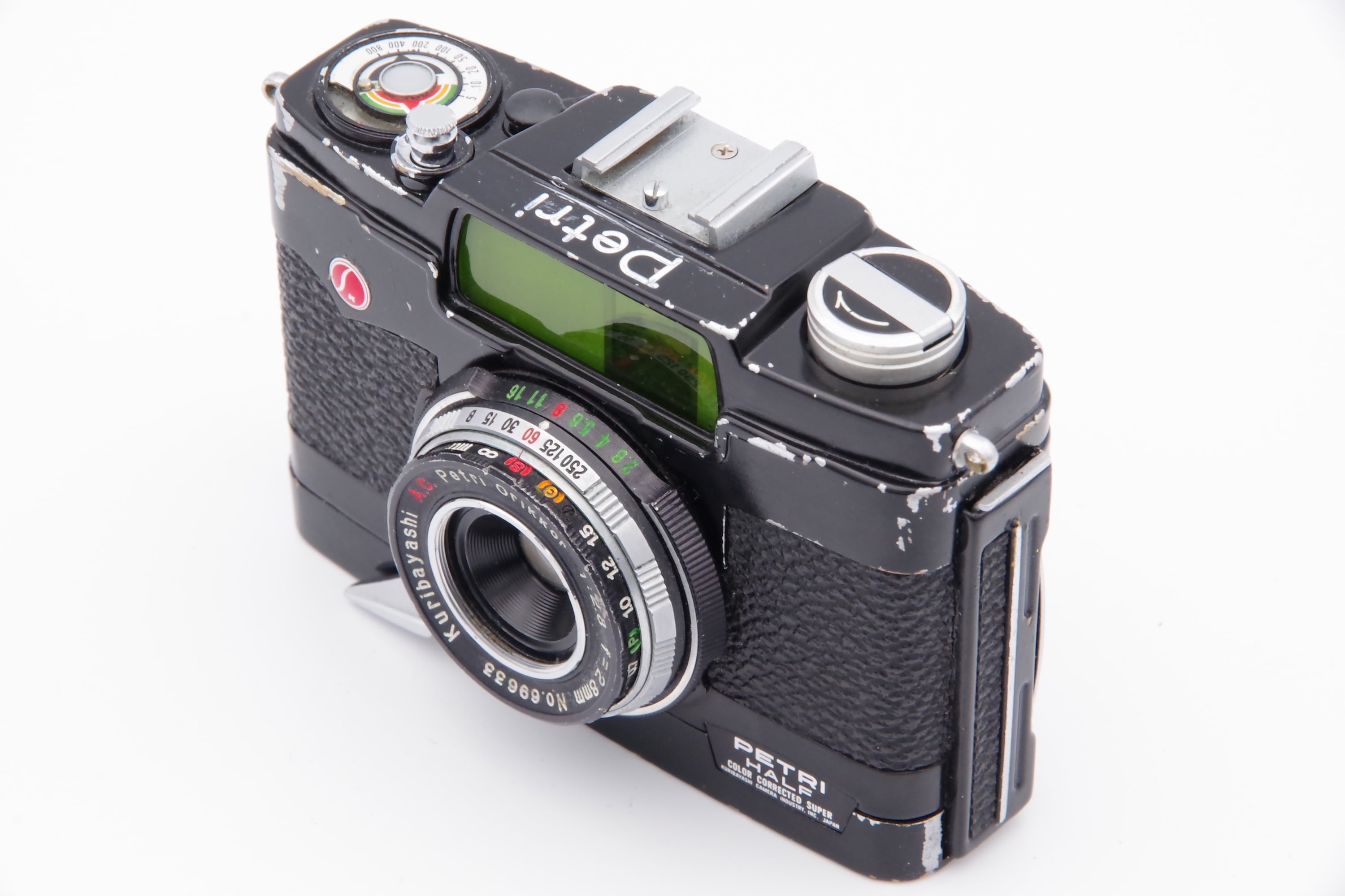 PETRI HALF 後塗りブラック/ 28mm F2.8 PETRI ペトリ | 近江寫眞機店