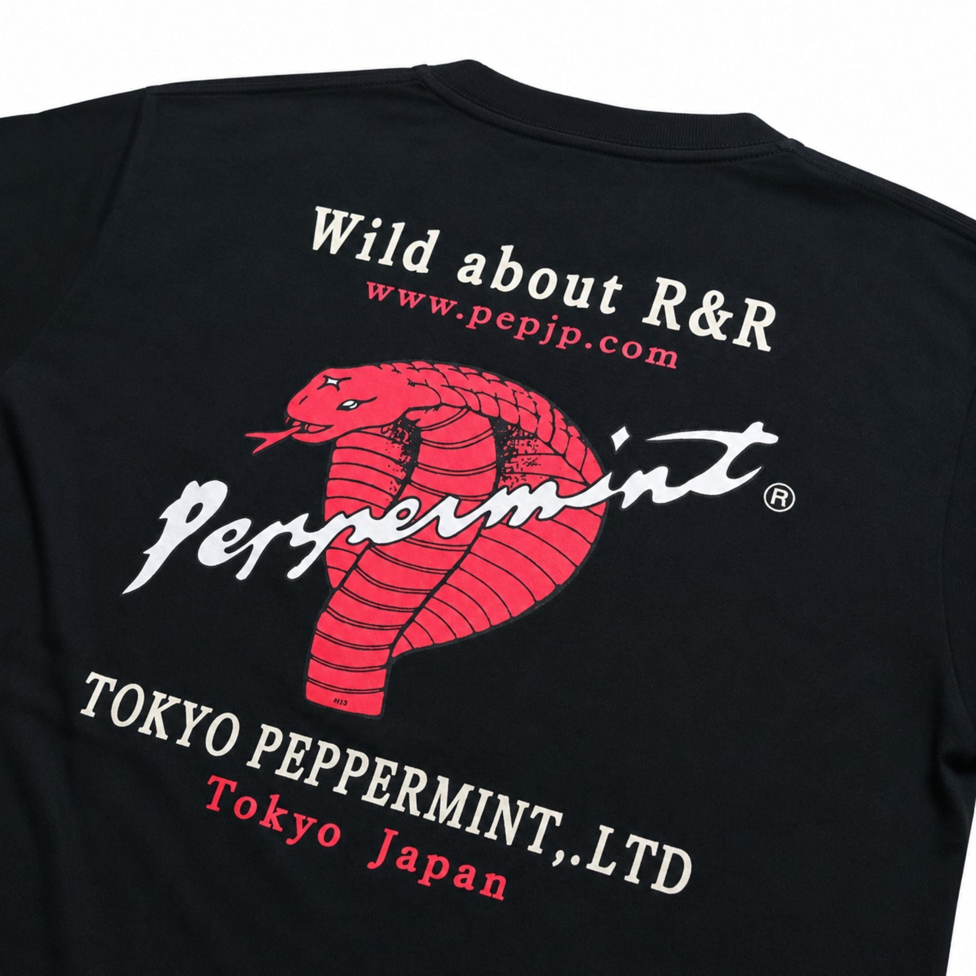 Tシャツ BACK COBRA TEE 3 RSN-3434 黒 TOKYO PEPPERMINT ロカビリー