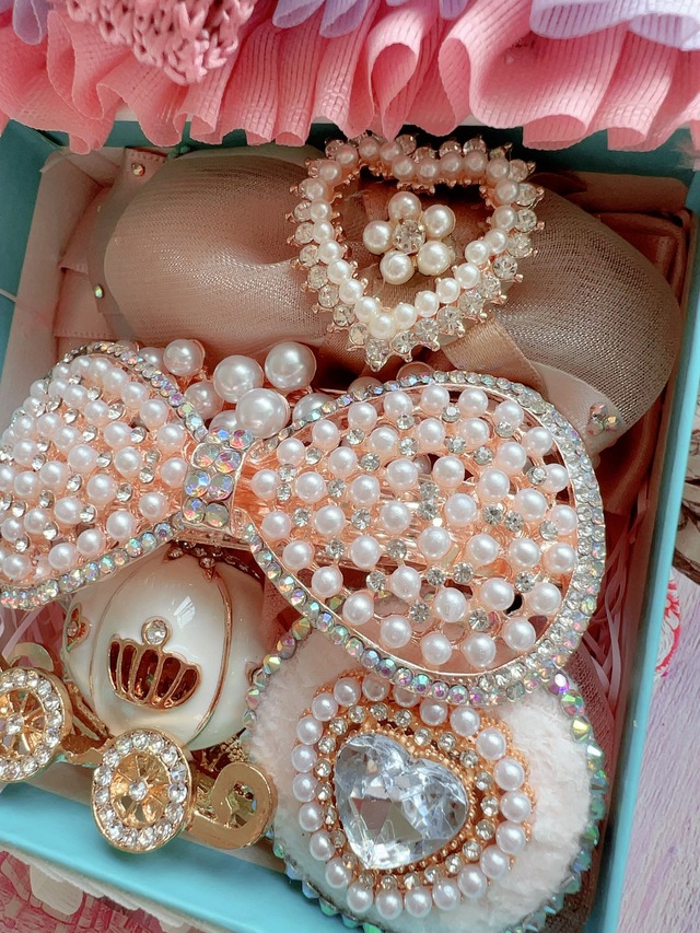 ＜one-off＞ビジューアクセテトリスBOX・ハート・