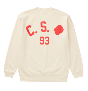 CS93スウェット　クリーム