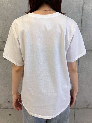 ロージー  Rosiee 刺繍×プリント シルケットチャームイラストTシャツ