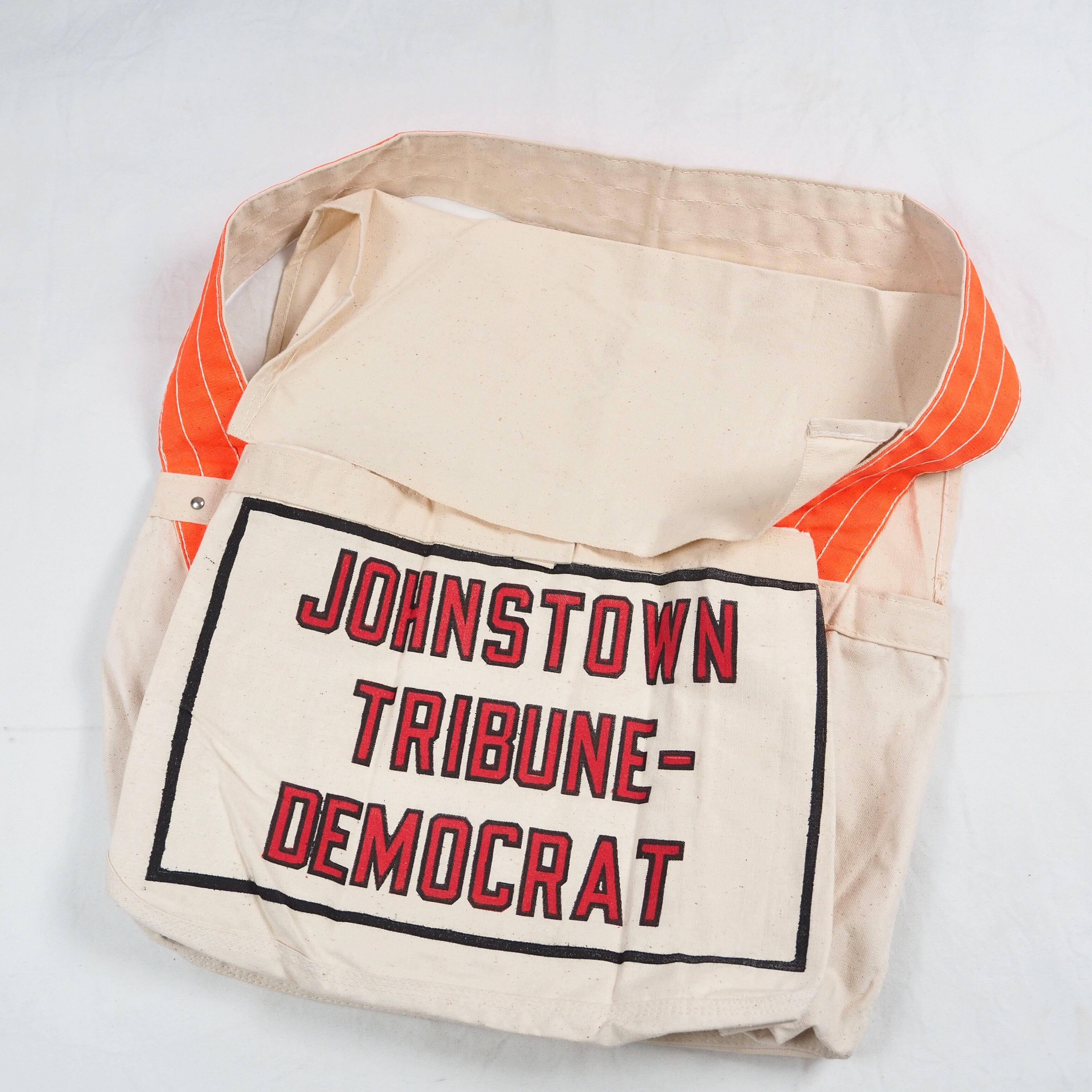 "NEW OLD STOCK" Vintage newspaper canvas bag