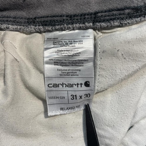 20s グレー ダブルニー Carhartt カーハート 31×30 詳細写真11