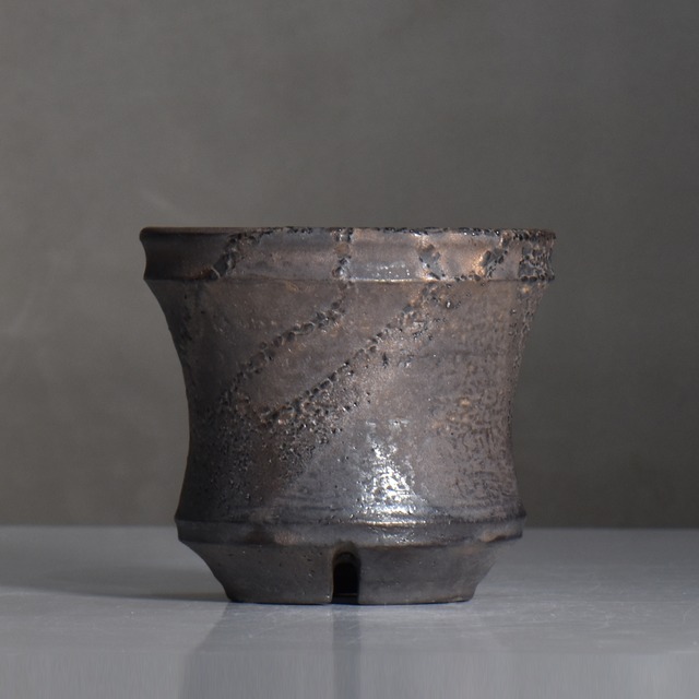 穂髙隆児 / 曙 -あけぼの- /hr2_akbn01_m/ 約φ12.5cm / 植木鉢