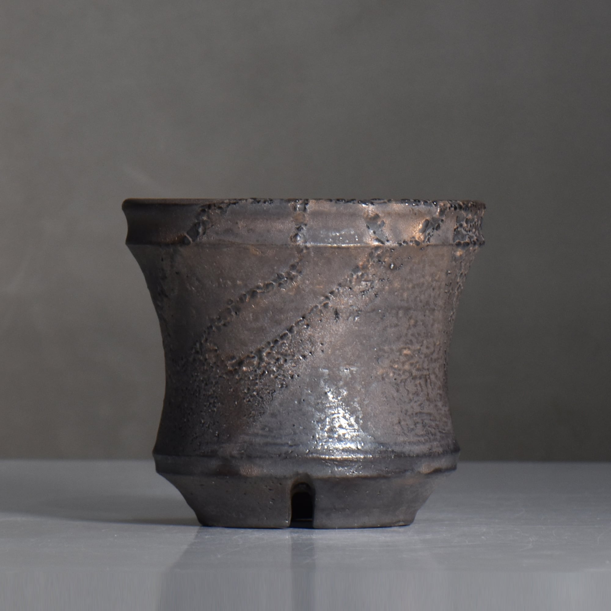 穂髙隆児 / 曙 -あけぼの- /hr2_akbn01_m/ 約φ12.5cm / 植木鉢