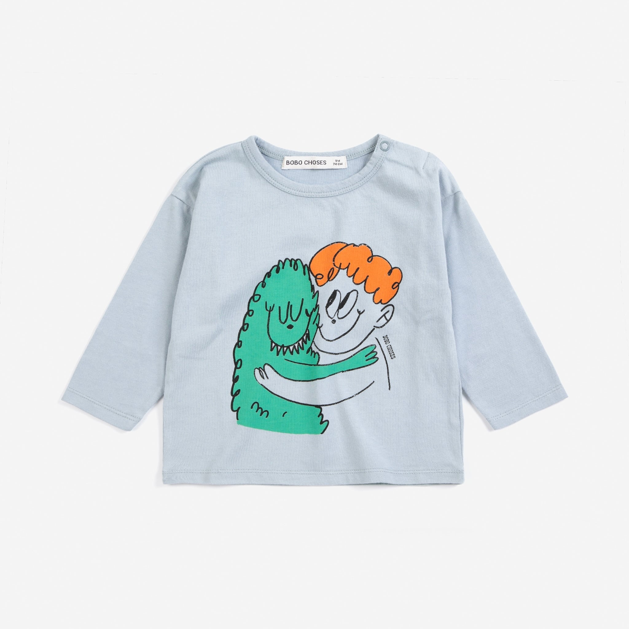 《BOBO CHOSES 2026AW》Hug Hairy Monster T-shirt / baby