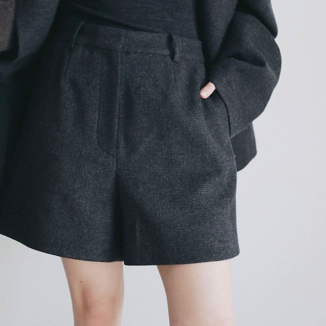 【 anuke 】Herringbone Short Pants