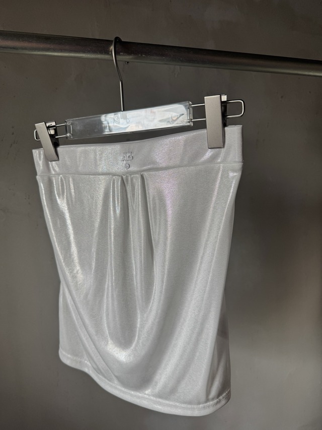 Courrèges kirakira aurora logo tube top