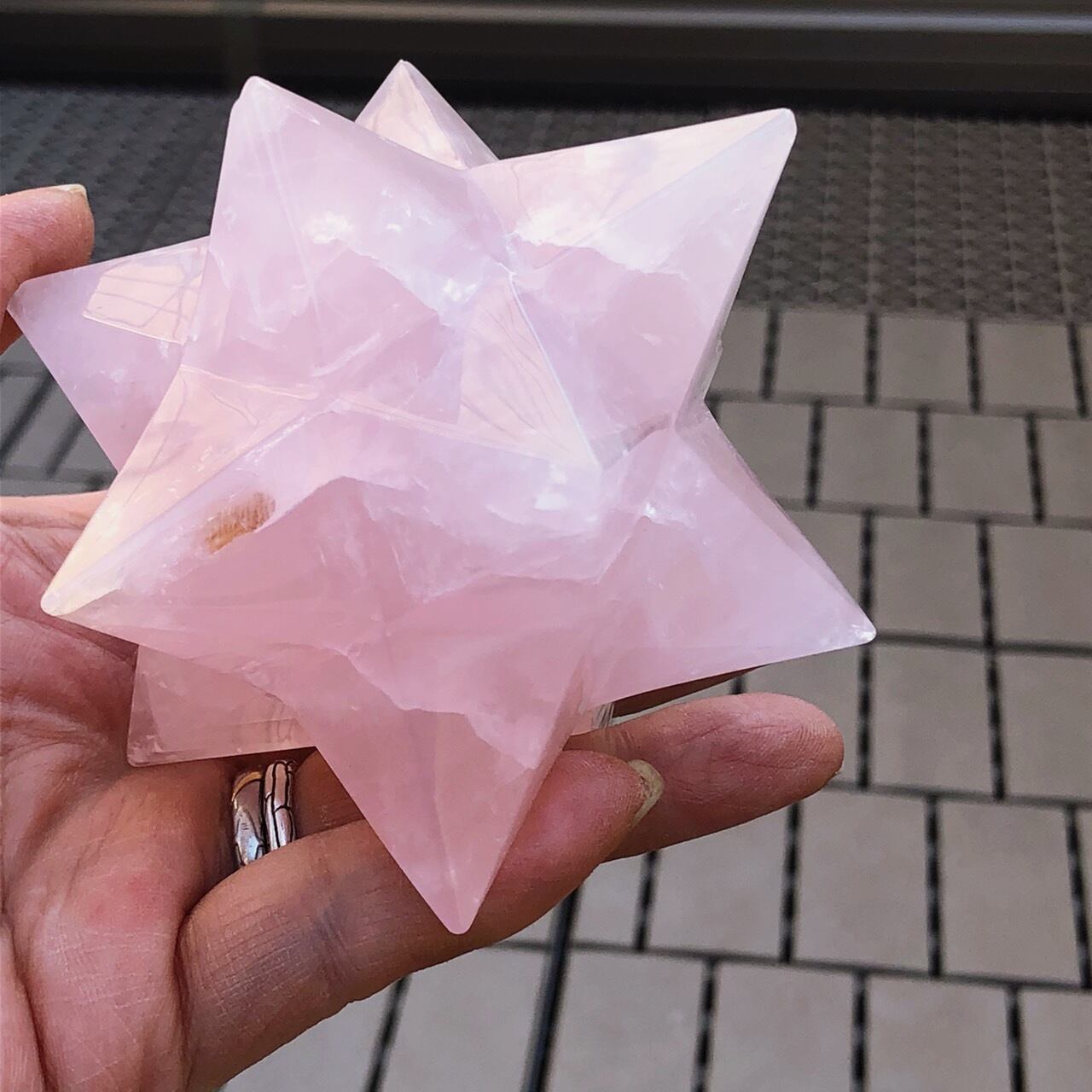 誠実 ローズクォーツ アステロイド 11番 - 通販 - mateinbox.com.br