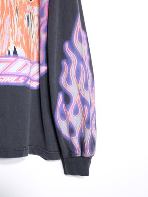 poison girl graphic oversize l/s tee