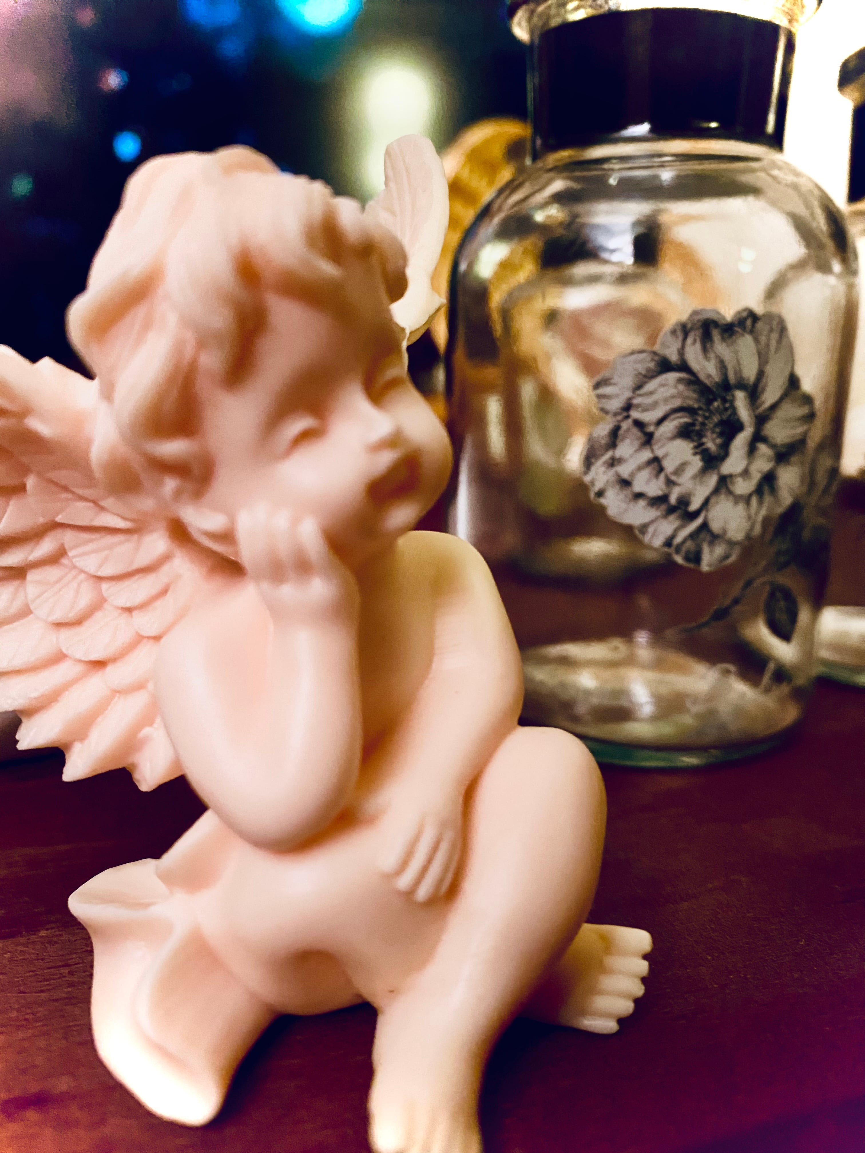 レア＆高品質◎ ブルー桜瑪瑙パーム 4点セットfromマダガスカル 希少価値