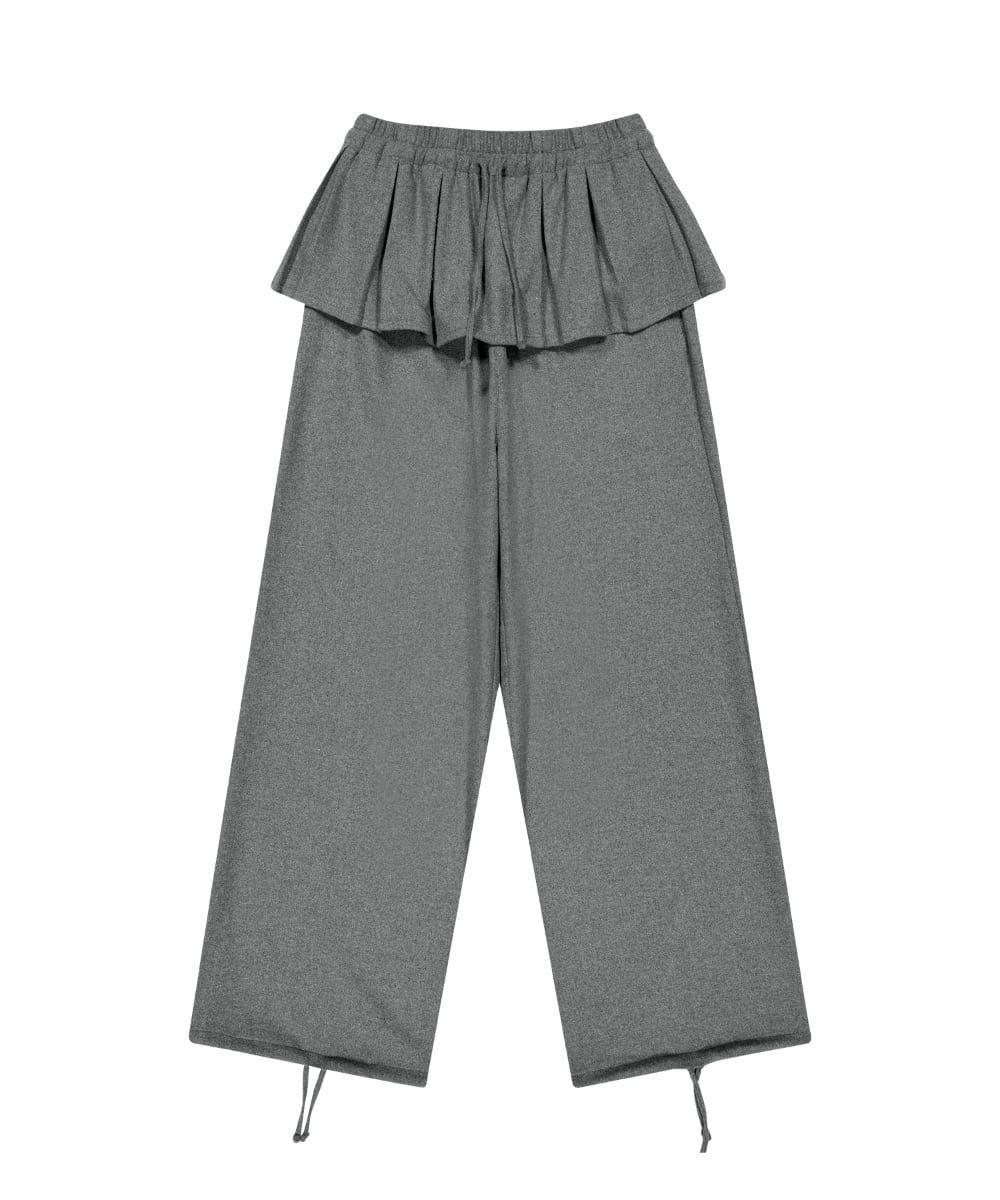 COYSEIO] PLEATS OVER WOOL PANTS GREY 正規品 韓国ブランド 韓国通販