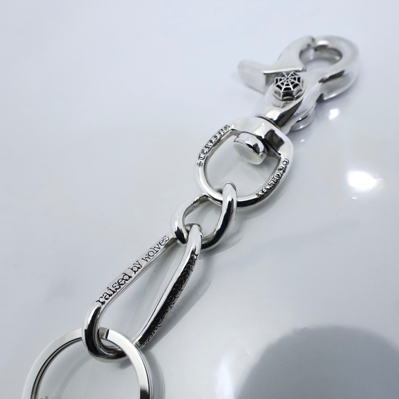 GODSIZE® FIGARO KEY CHAIN with PADLOCK / ゴッドサイズ® フィガロキーチェーン ウィズ パドロック