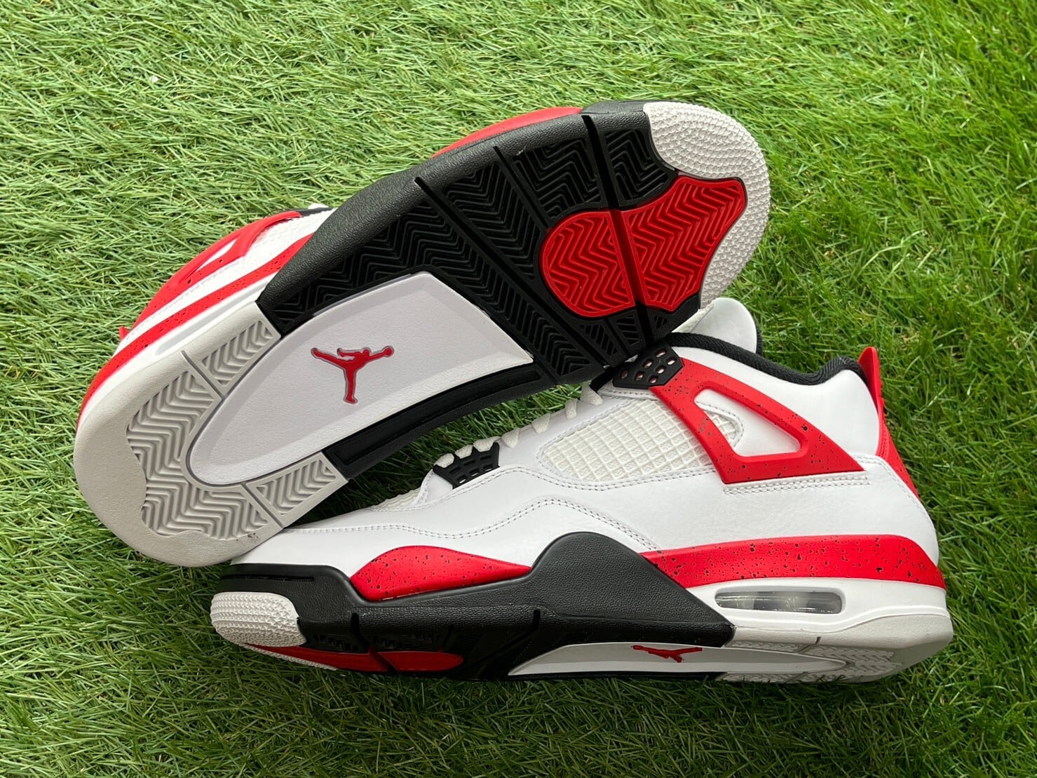 NIKE AIR JORDAN 4 RETRO RED CEMENT DH6927-161 28cm 41472 | BRAND  