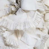 フラメンコ 衣装 ワンピース ドレス バタデコーラ ホワイト系 白 アイボリー 無地 ボランテ フリル レース ダンス パーティ 発表会 レッスン 練習 舞台 長袖 エレガント 舞台衣装 発表会ドレス 踊り用 衣装用