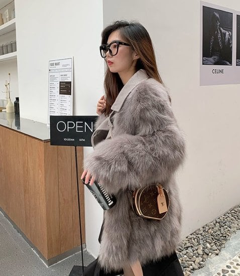ファーコート 羽織 ミディアム丈 もこもこ ファージャケット フェイクファー コート ミディアム丈 毛皮