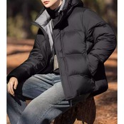 フルジップ ヒップ丈 ダウンジャケット af0446