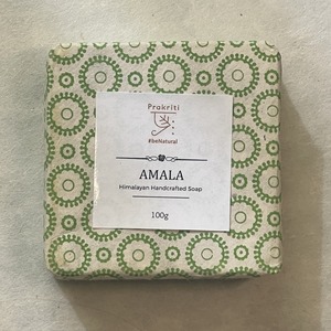 ヒマラヤの雇用を創出している手作り植物石鹸 　アーユルヴェーダ・アマラ・ソープ　Prakriti #be Natural Soap Amala