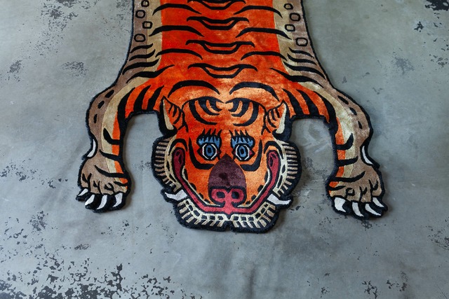 Tibetan Tiger Rug 《Lサイズ•シルク006》チベタンタイガーラグ