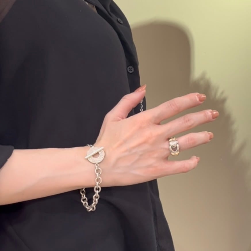 TIFFANY & Co.】【14号】ティファニー ワイド ノット リング／SV925