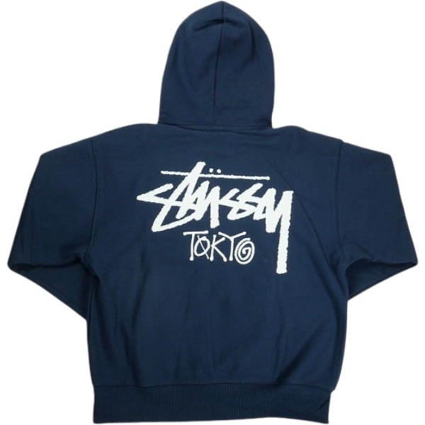 Size【M】 STUSSY ステューシー STOCK TOKYO HOOD NAVY 東京限定