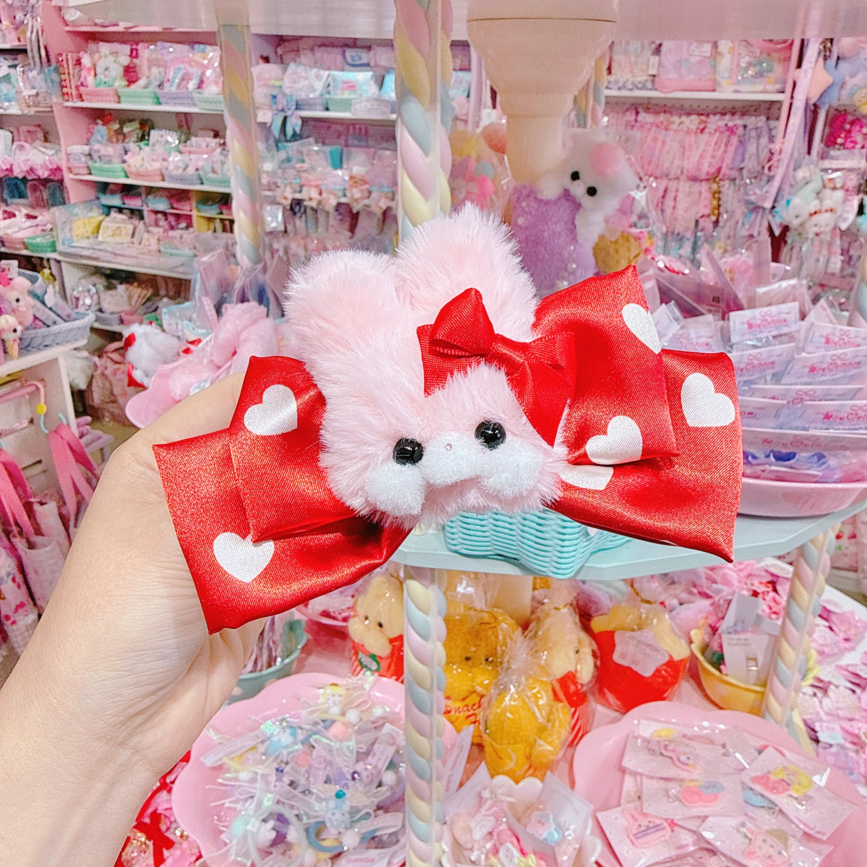 【G6】43-29バレンタインモグモグちゃんヘアクリップ