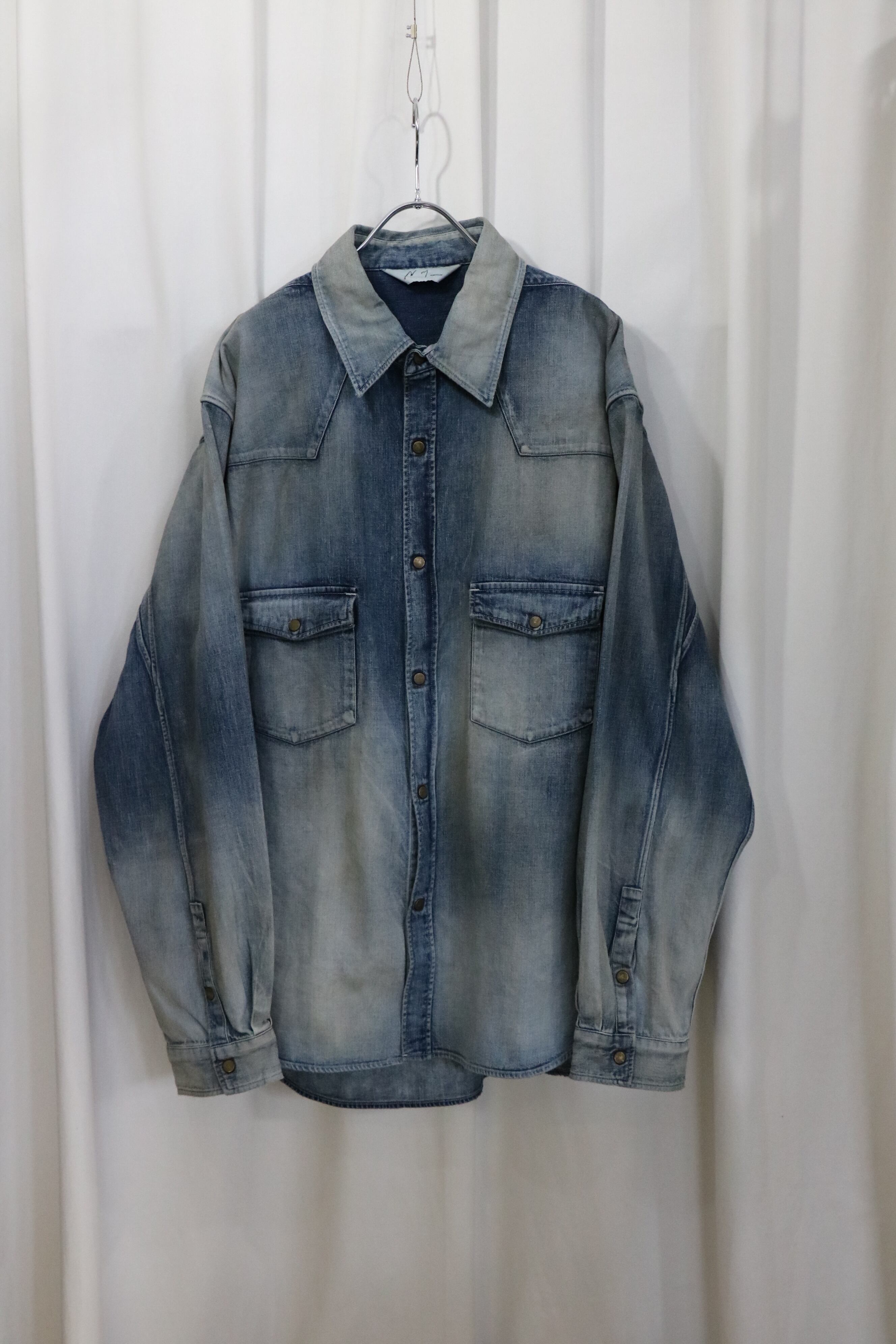 Ancellm - DENIM WESTERN SHIRT - / ANC-SH50 / アンセルム デニム 