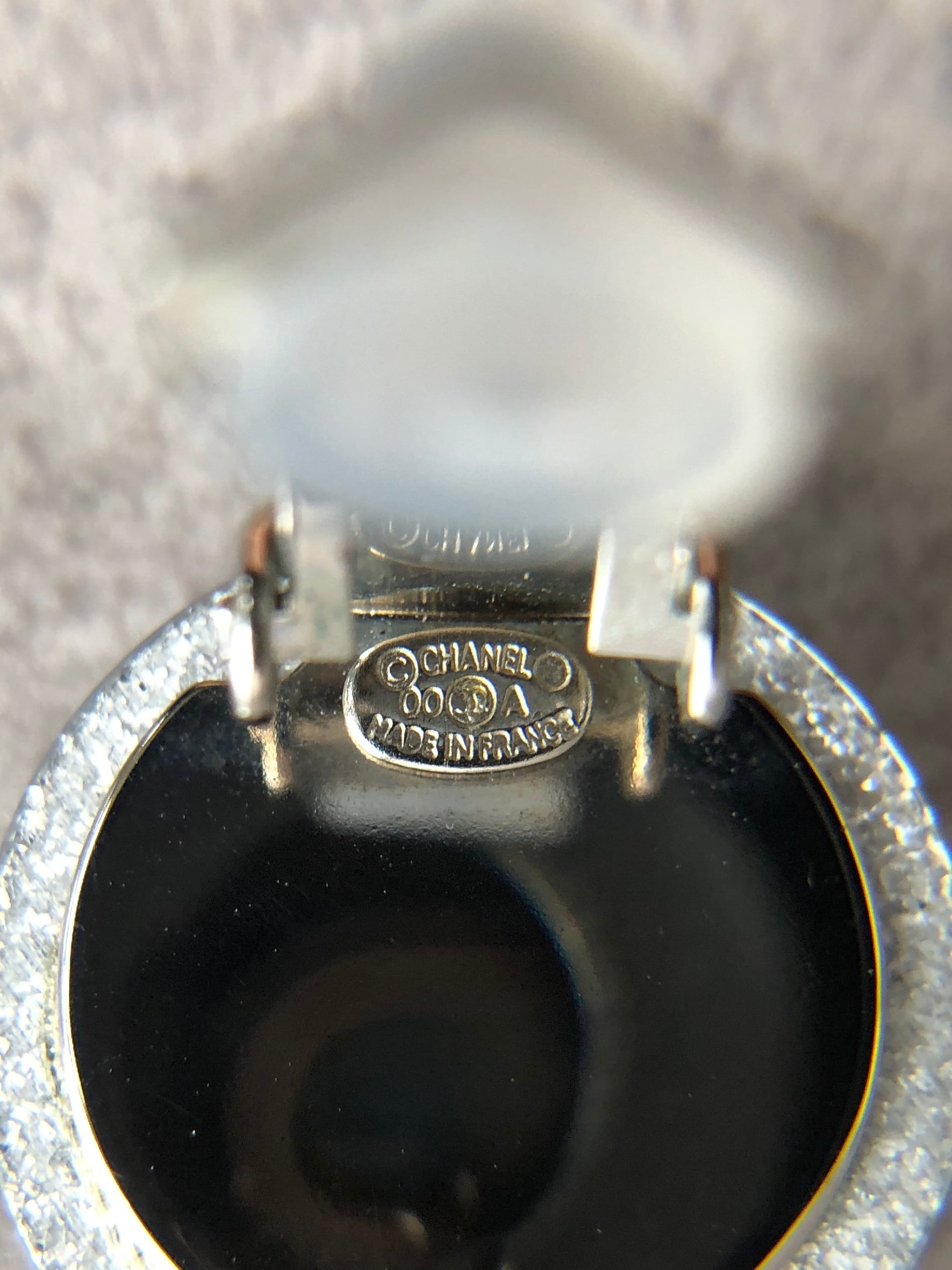 CHANEL (シャネル) ヴィンテージ クリア ココマーク ロゴ バングル