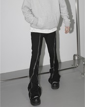 ジップラインフレアパンツ(P00014)