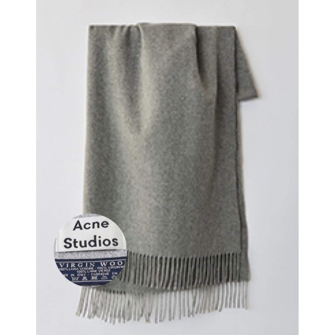 【美品】Acne Studios マフラー グレーメランジ 旧タグ 正規品